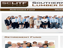 Tablet Screenshot of lumberfund.org